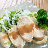 重曹で超しっとり☆鍋に放っとくだけサラダチキン